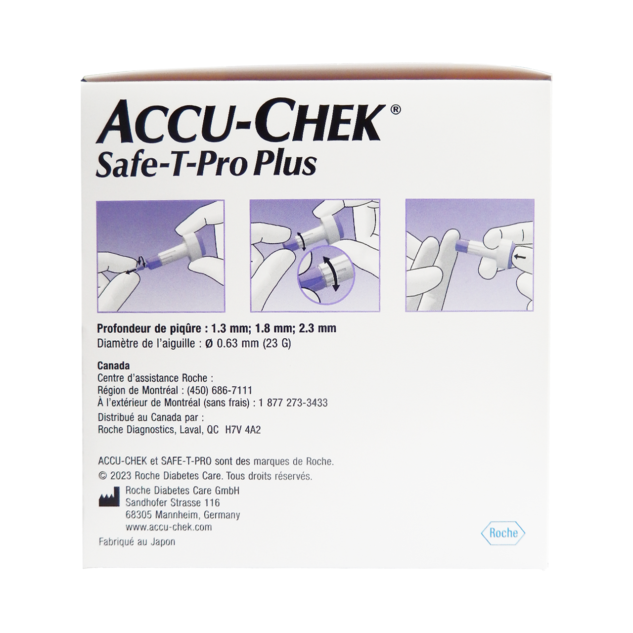 ACCU-CHEK - Safe T Pro Plus Lancet Devices | 200 Sterile Single use Lancing Devices – image 5