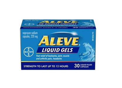 ALEVE Pain Relief, Naproxen 220mg, Liquid Gels – image 2
