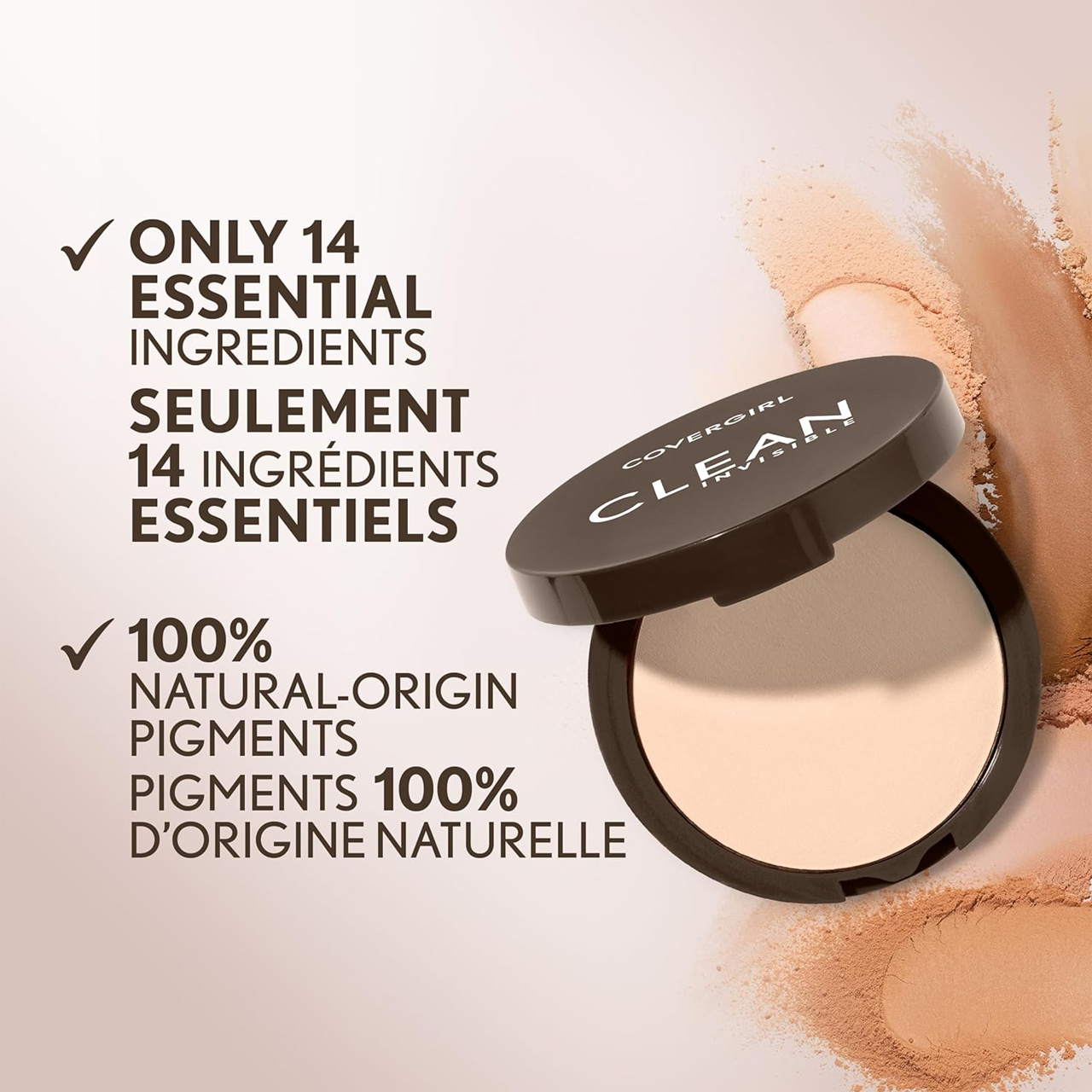Covergirl - Clean Invisible Pressed Powder - 120 Creamy Natural | 11 g – image 3