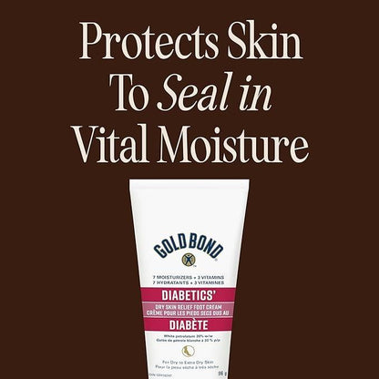 GoldBond Medicated Diabetics' Dry Skin Relief Foot Cream – image 3