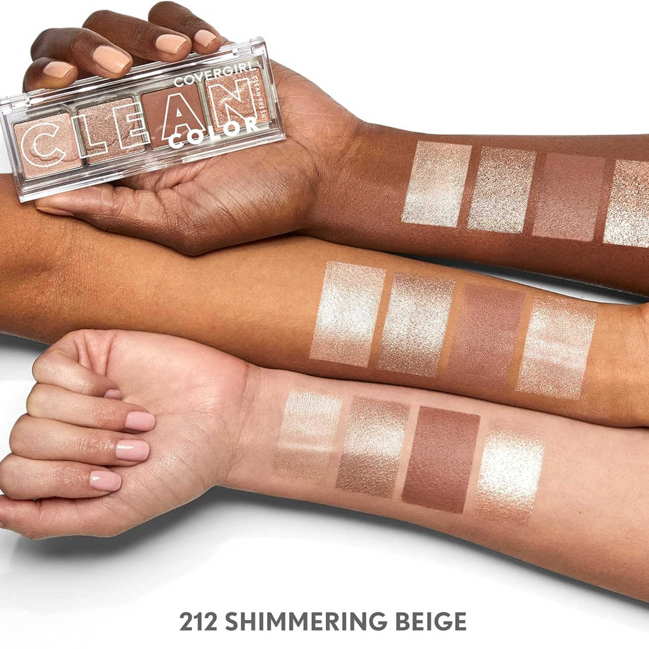 COVERGIRL - Clean Color Eyeshadow - Shimmering Beige 212 | 4 g – image 3