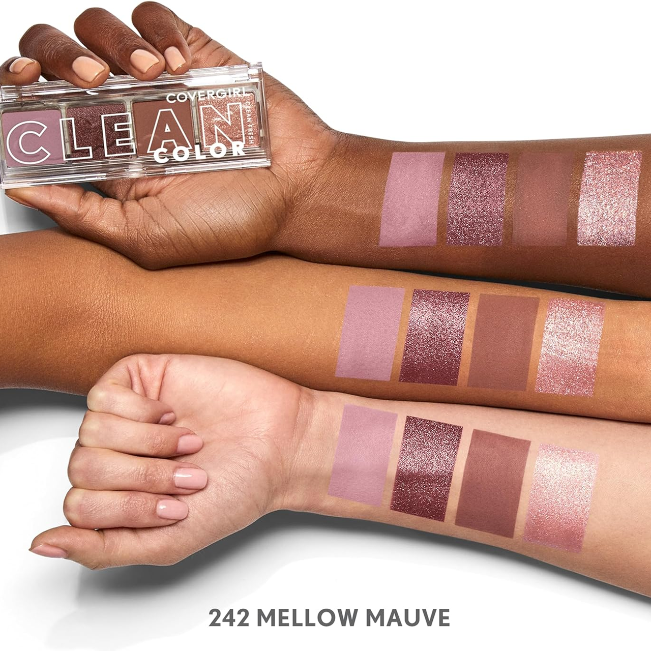 COVERGIRL - Clean Color Eyeshadow - Mellow Mauve 242 | 4 g – image 3