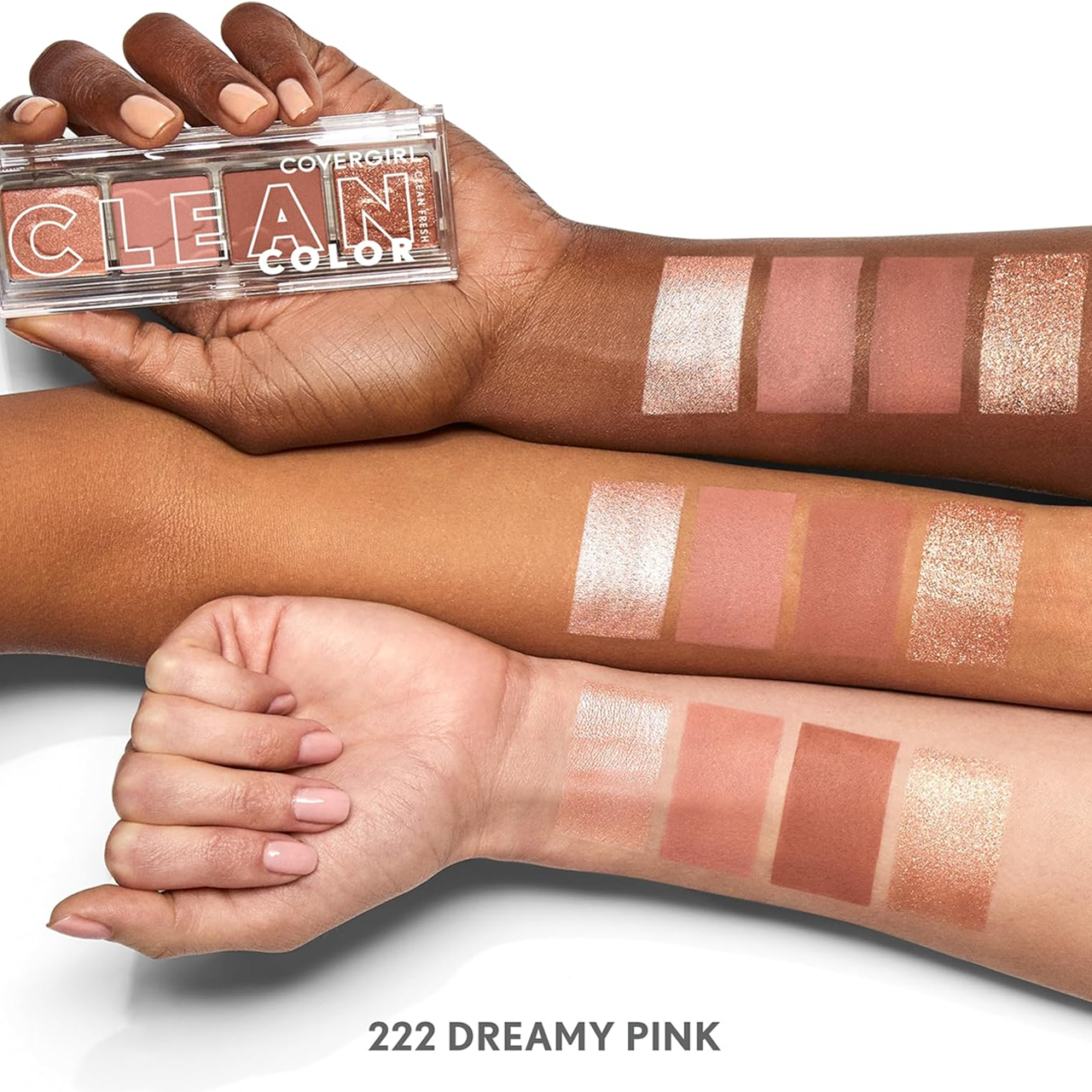 COVERGIRL - Clean Color Eyeshadow - Dreamy Pink 222 | 4 g – image 3