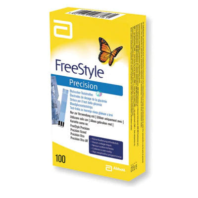 FreeStyle Precision Blood Glucose Test Strips 100 strips – image 2