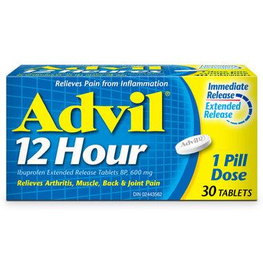 Advil 12 Hour, Ibuprofen 600mg, Tablets – image 4