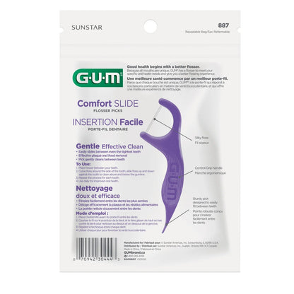 GUM Comfort Slide Cavity Protection, Fresh MInt, 90 Flossers – image 2