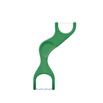 GUM DualTechnique 2-IN-1 Flossers, Fresh Mint, 50 count – image 3